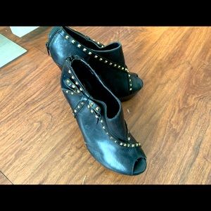 Black booties...size 8